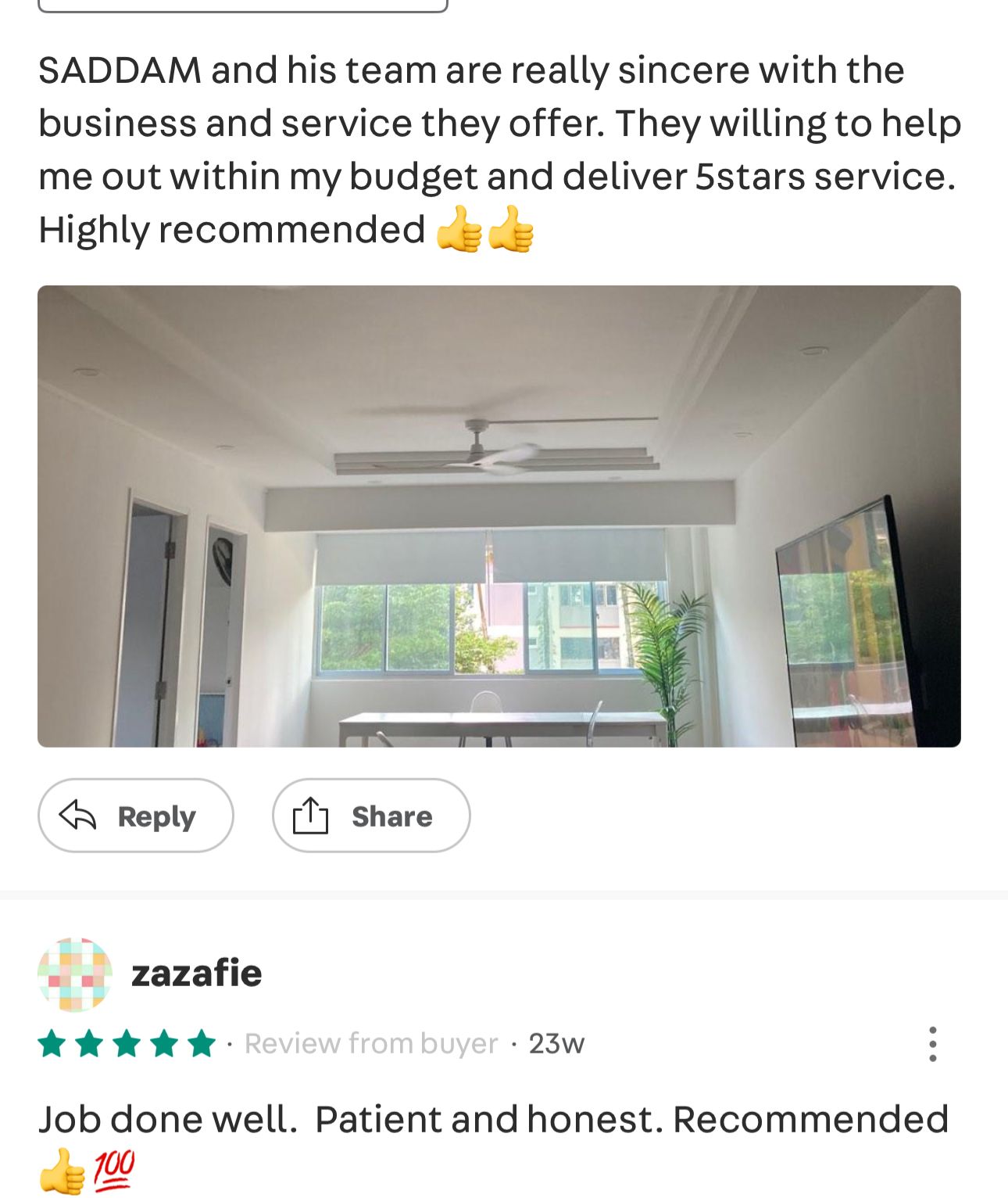 Review From Clients (5)